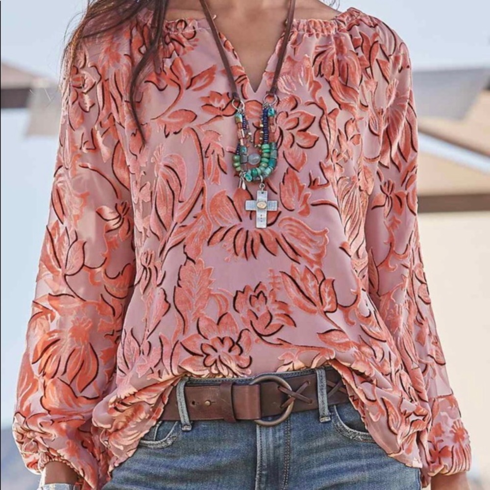 Velvet Burnout Sundance Top